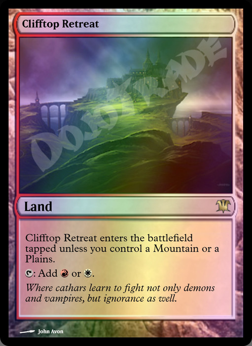 Clifftop Retreat FOIL