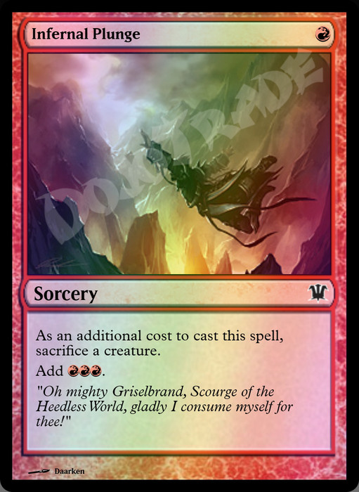 Infernal Plunge FOIL