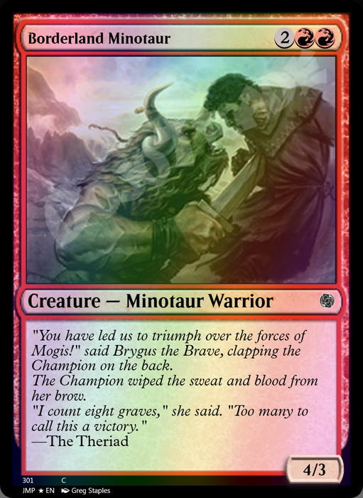 Borderland Minotaur FOIL