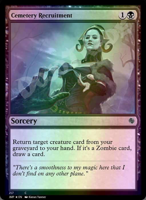 Cemetery Recruitment FOIL