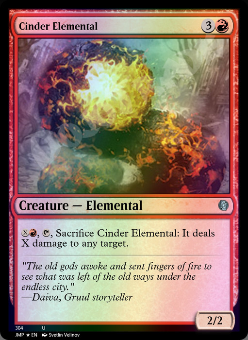Cinder Elemental FOIL