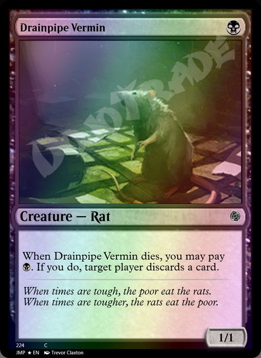 Drainpipe Vermin FOIL