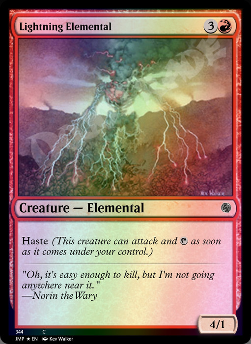 Lightning Elemental FOIL