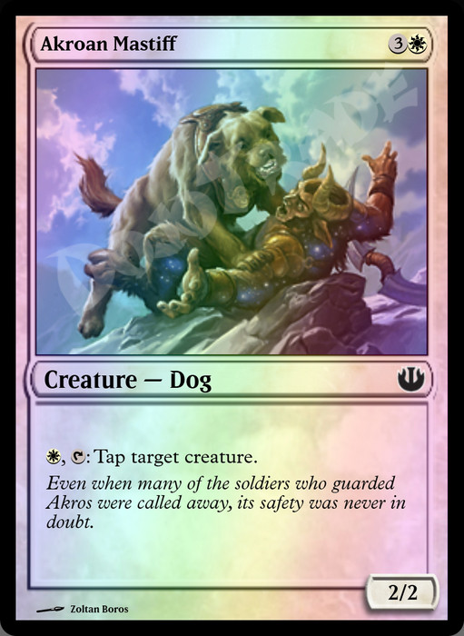 Akroan Mastiff FOIL