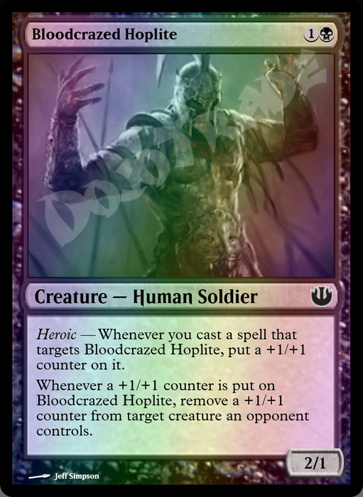 Bloodcrazed Hoplite FOIL