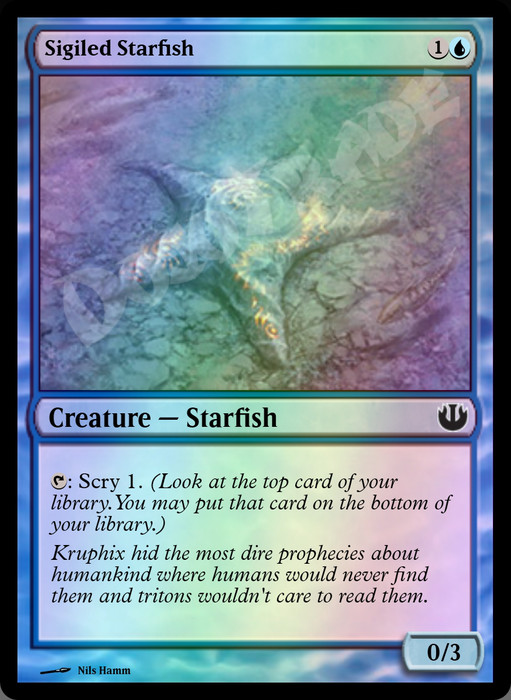 Sigiled Starfish FOIL