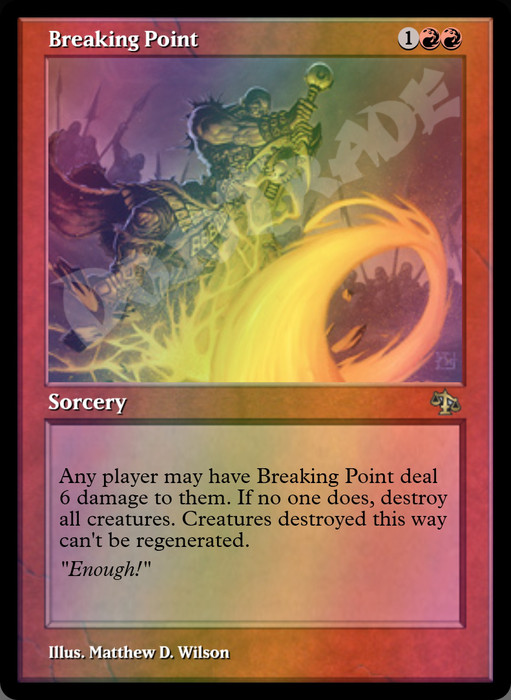 Breaking Point FOIL