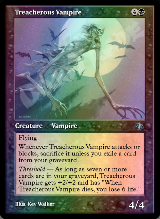 Treacherous Vampire FOIL