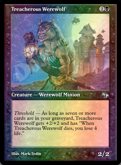 Treacherous Werewolf FOIL