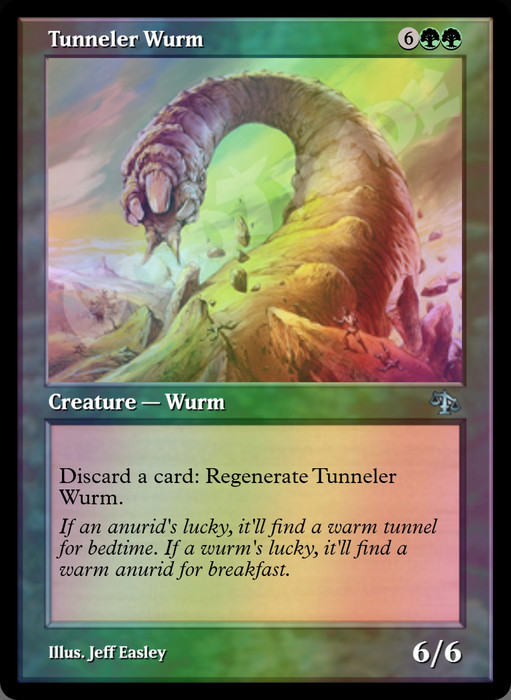 Tunneler Wurm FOIL