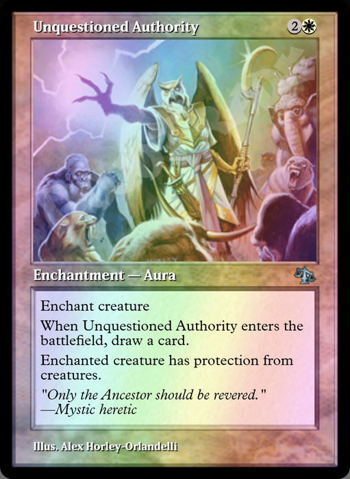 Unquestioned Authority FOIL