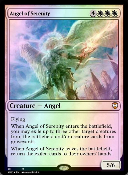 Angel of Serenity FOIL