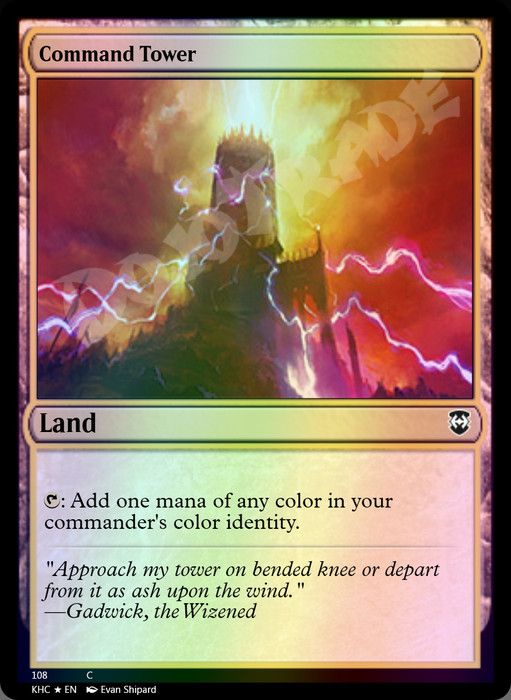 Command Tower FOIL