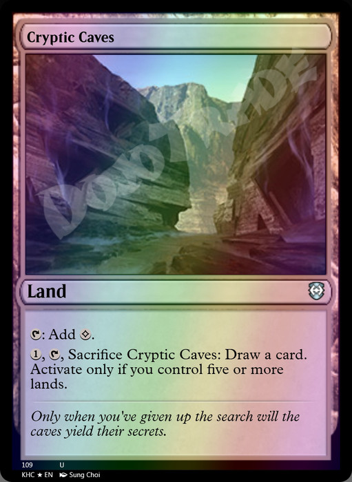 Cryptic Caves FOIL