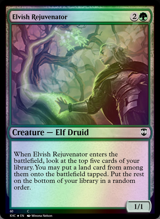 Elvish Rejuvenator FOIL