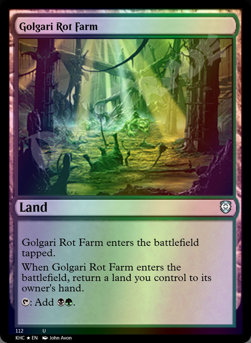 Golgari Rot Farm FOIL