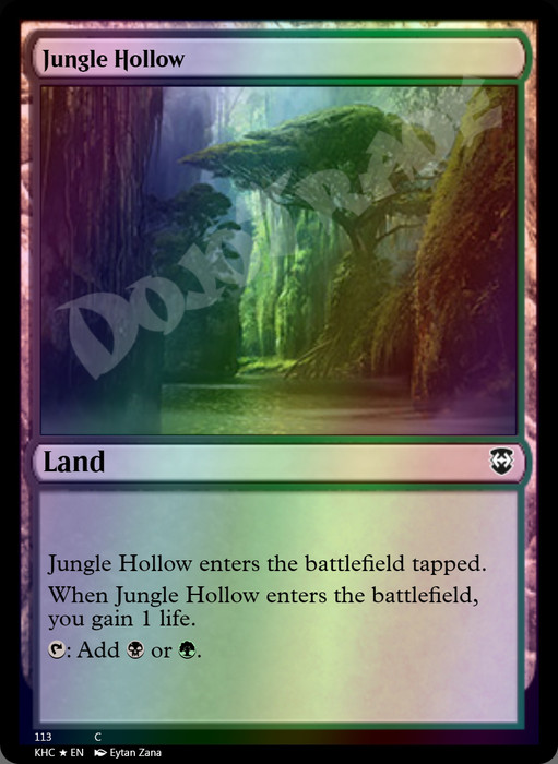 Jungle Hollow FOIL