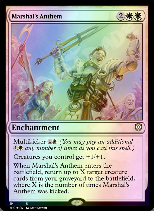 Marshal's Anthem FOIL