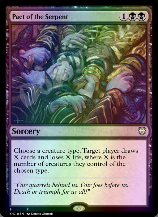 Pact of the Serpent FOIL