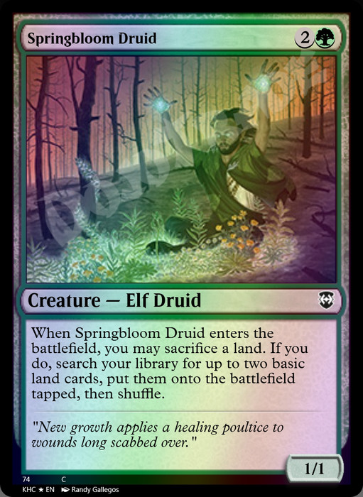 Springbloom Druid FOIL