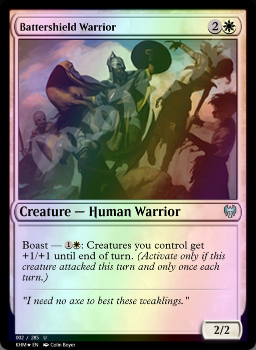 Battershield Warrior FOIL