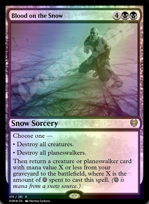 Blood on the Snow FOIL