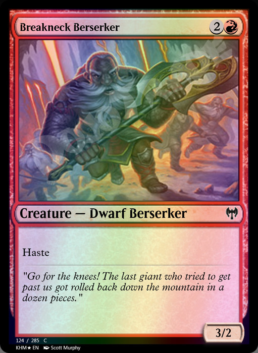 Breakneck Berserker FOIL