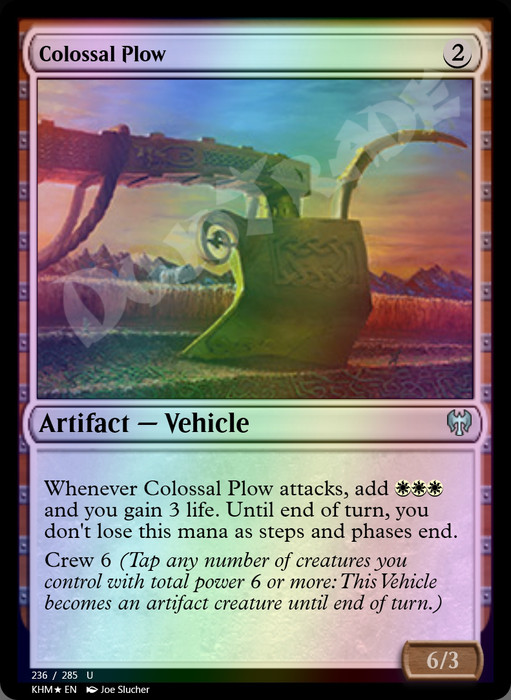 Colossal Plow FOIL