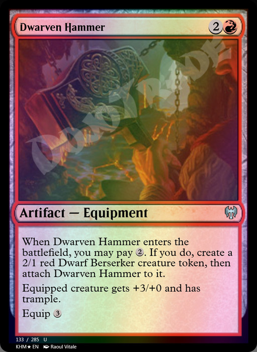 Dwarven Hammer FOIL