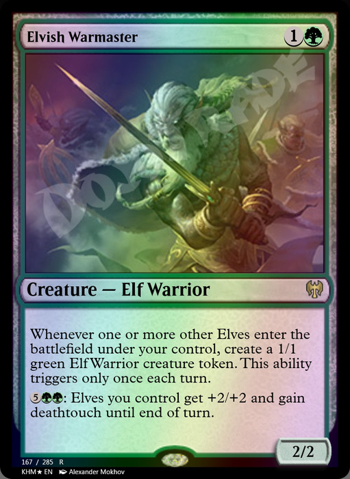 Elvish Warmaster FOIL