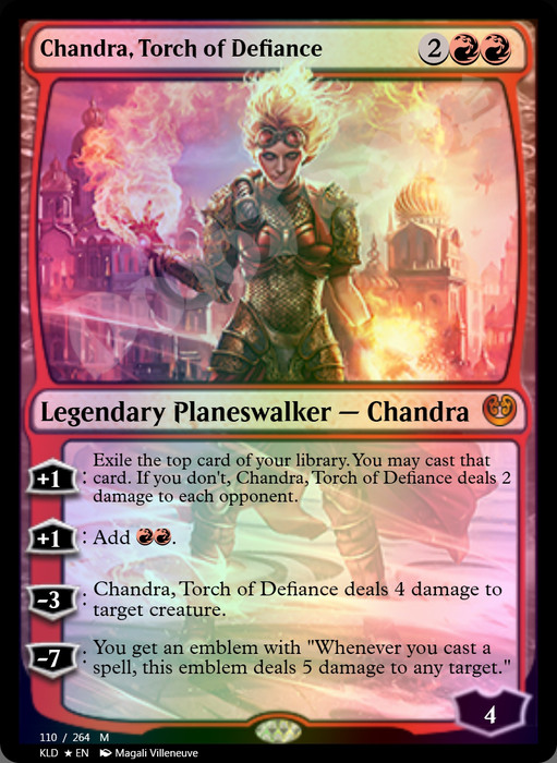 Chandra, Torch of Defiance FOIL