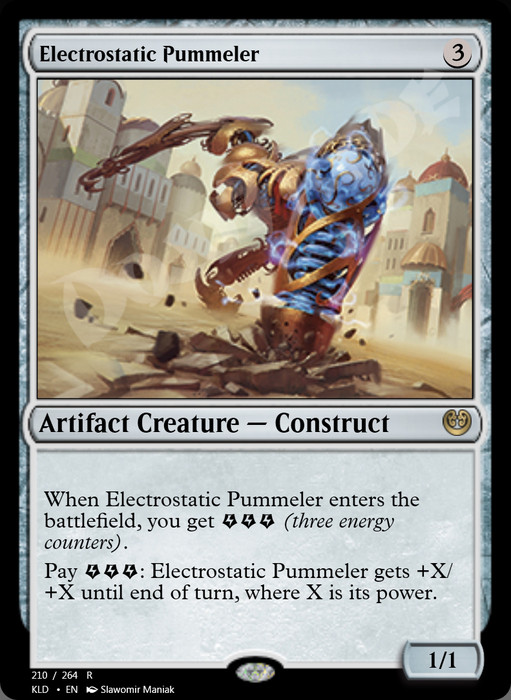 Electrostatic Pummeler