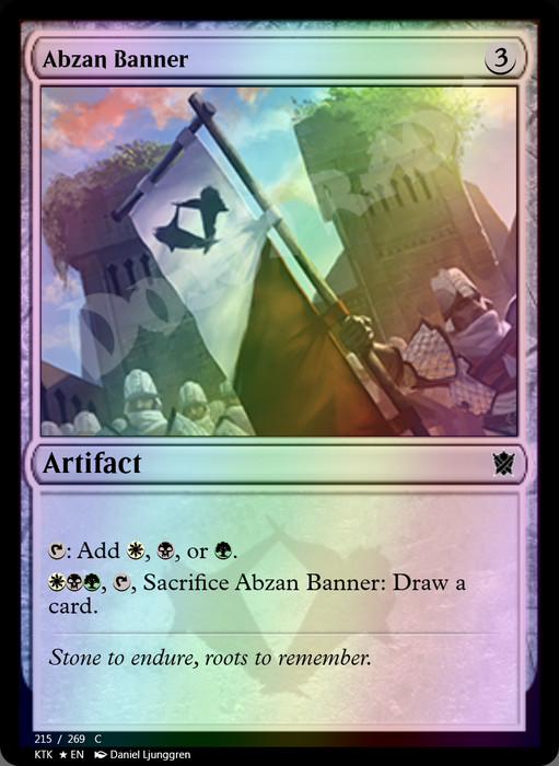 Abzan Banner FOIL