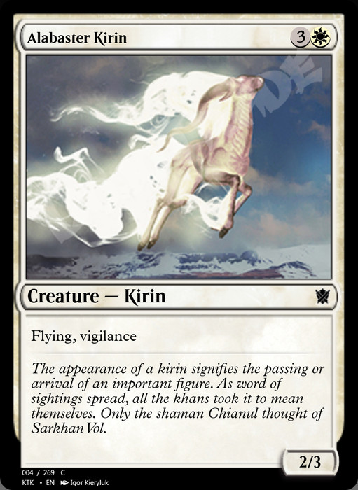 Alabaster Kirin