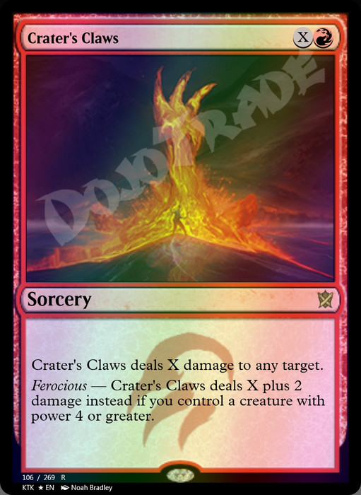 Crater's Claws FOIL