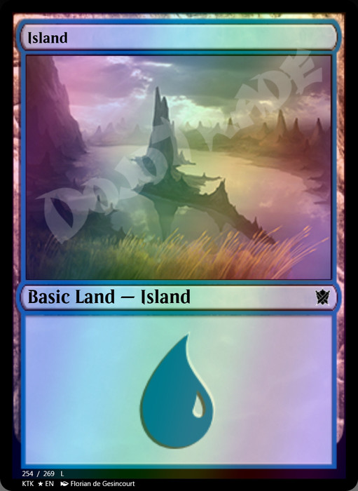 Island (#254) FOIL