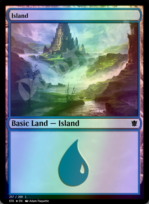 Island (#257) FOIL