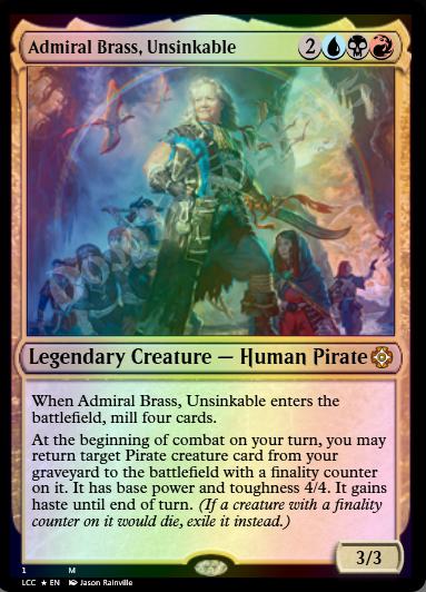 Admiral Brass, Unsinkable FOIL