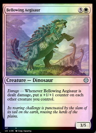 Bellowing Aegisaur FOIL