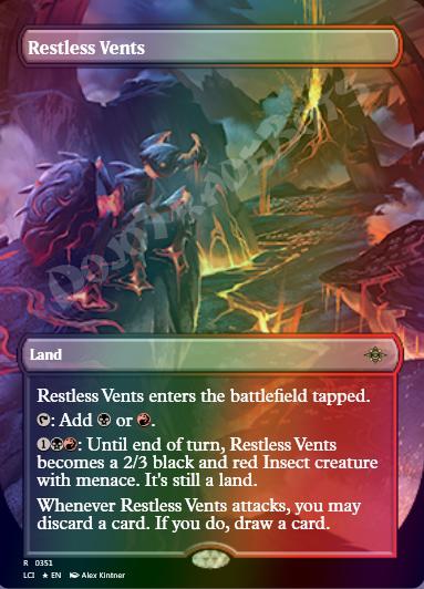 Restless Vents (Borderless) FOIL