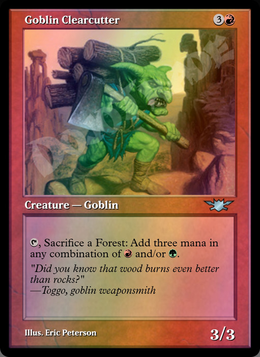 Goblin Clearcutter FOIL