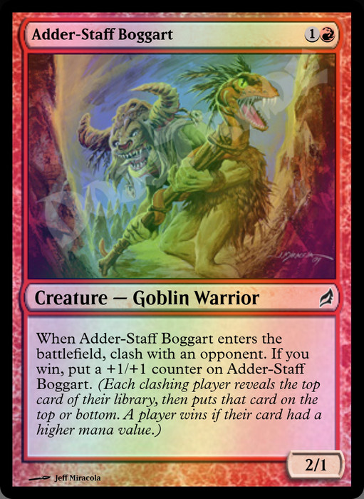 Adder-Staff Boggart FOIL