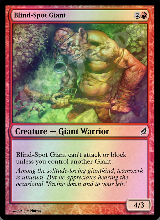 Blind-Spot Giant FOIL