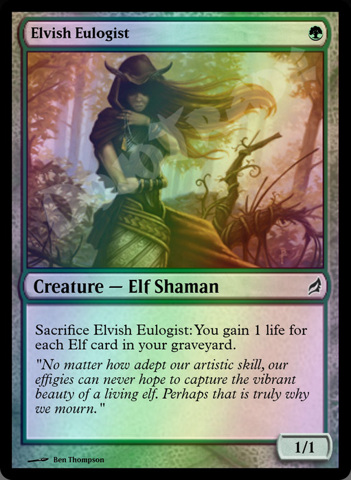 Elvish Eulogist FOIL