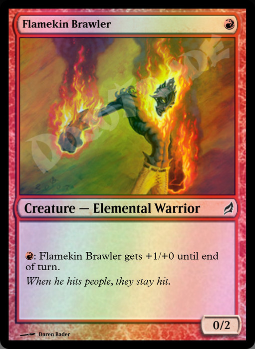 Flamekin Brawler FOIL