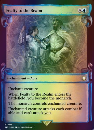 Fealty to the Realm (Showcase Scrolls) FOIL