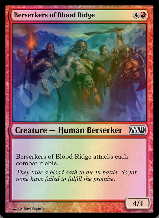 Berserkers of Blood Ridge FOIL