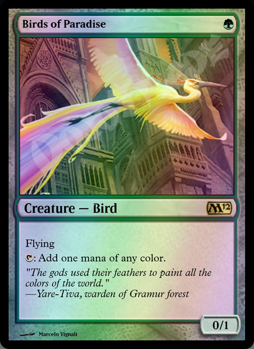 Birds of Paradise FOIL