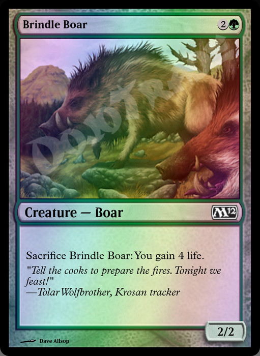 Brindle Boar FOIL