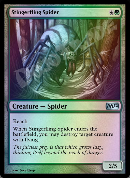 Stingerfling Spider FOIL